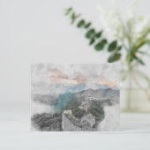 Carte postale vintage de la Grande Muraille de Chi (Debout devant)