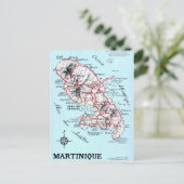 Carte postale vintage de la Martinique (Debout devant)