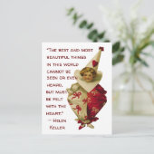 Carte postale vintage de la Saint-Valentin (Debout devant)