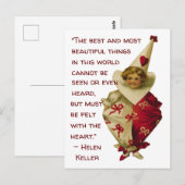 Carte postale vintage de la Saint-Valentin (Devant / Derrière)