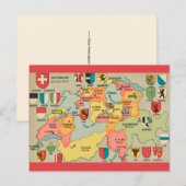 Carte postale vintage de la Suisse (Devant / Derrière)