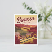 Carte Postale Vintage de la vallée de Barossa (Debout devant)
