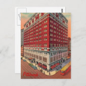 Carte postale Vintage de l'hôtel Roosevelt (Devant / Derrière)