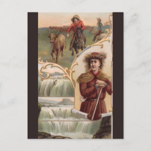 Carte postale vintage de l'Idaho