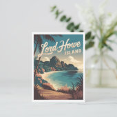 Carte Postale Vintage de l'île Lord Howe (Debout devant)