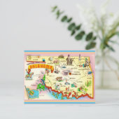 Carte postale vintage de l'Oklahoma (Debout devant)