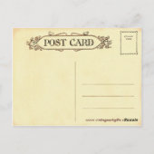 Carte postale vintage de l'ours patriotique (Dos)