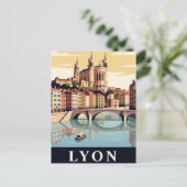 Carte postale vintage de Lyon (Debout devant)