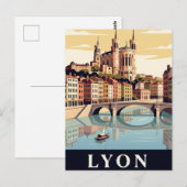 Carte postale vintage de Lyon (Devant / Derrière)