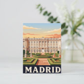 Carte postale vintage de Madrid (Debout devant)