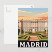 Carte postale vintage de Madrid (Devant / Derrière)