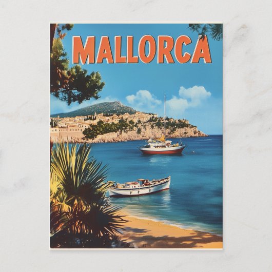 Carte Postale Vintage de Majorque (Devant)