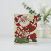 Carte postale vintage de Noël (Debout devant)