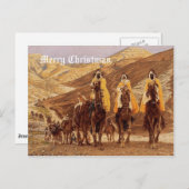 Carte postale vintage de Noël (Devant / Derrière)