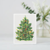 Carte postale Vintage de Noël (Debout devant)