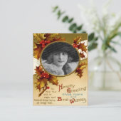 Carte postale vintage de Noël (Debout devant)