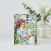 Carte postale vintage de Pâques (Debout devant)