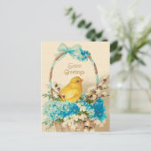 Carte postale vintage de Pâques (Debout devant)