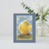 Carte postale vintage de Pâques (Debout devant)