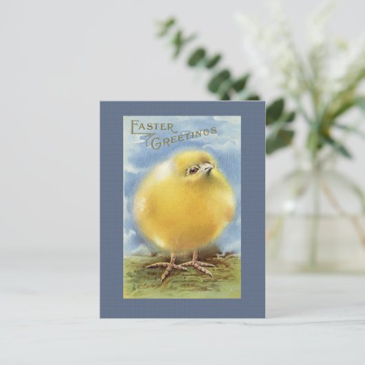 Carte postale vintage de Pâques (Debout devant)