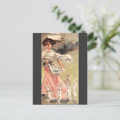 Carte postale vintage de Pâques (Debout devant)