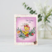 Carte postale vintage de Pâques (Debout devant)