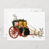 Carte postale vintage de Pâques (Devant / Derrière)