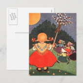 Carte postale vintage de Pâques (Devant / Derrière)