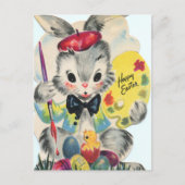 Carte postale vintage de Pâques retro (Devant)