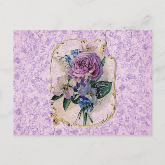 Carte postale vintage de parfum (Devant)