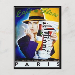 Carte postale vintage de Paris