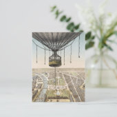 Carte postale vintage de Paris en ballon (Debout devant)