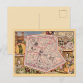 Carte postale vintage de Paris France (Devant / Derrière)