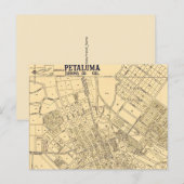 Carte postale vintage de Petaluma CA (Devant / Derrière)