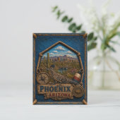 Carte postale vintage de Phoenix Arizona (Debout devant)