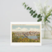 Carte postale vintage de Pittsburgh Skyline (Debout devant)