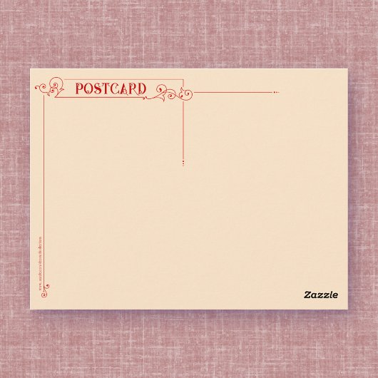 Carte postale vintage de Red Willow