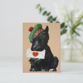 Carte postale vintage de Saint Valentin (Debout devant)