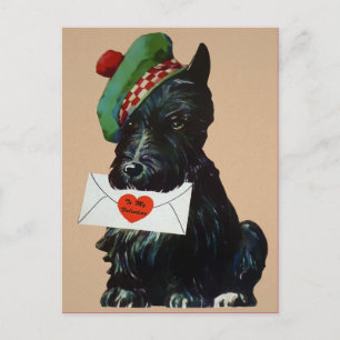 Carte postale vintage de Saint Valentin