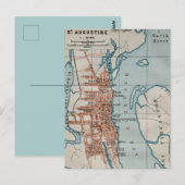 Carte postale vintage de St Augustine (Devant / Derrière)