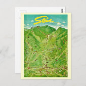 Carte postale vintage de Stowe Vermont (Devant / Derrière)