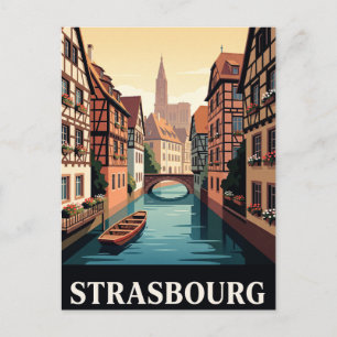 Carte postale vintage de Strasbourg