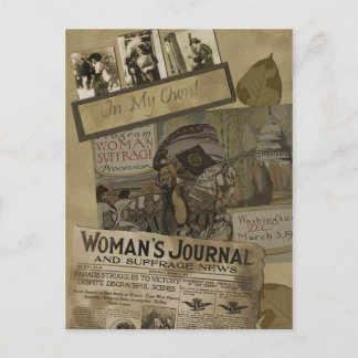 Carte postale vintage de suffrage féminin 1913