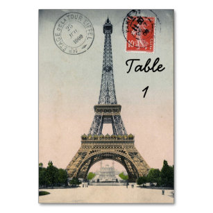 Carte postale vintage de Tour Eiffel