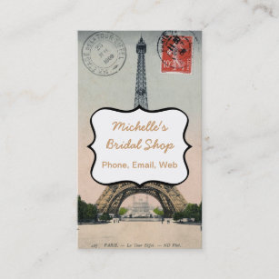 Carte postale vintage de Tour Eiffel