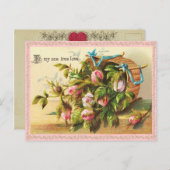 Carte postale vintage de Valentine (Devant / Derrière)