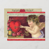 Carte postale vintage de Valentine (Devant / Derrière)