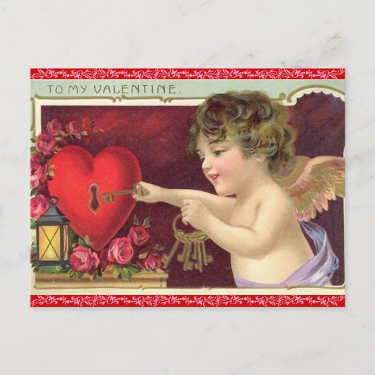 Carte postale vintage de Valentine (Devant)