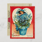 Carte postale vintage de Valentine (Devant / Derrière)
