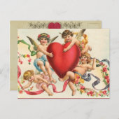 Carte postale vintage de Valentine (Devant / Derrière)